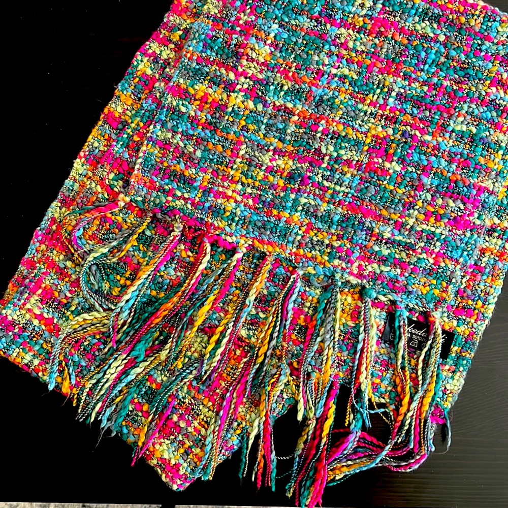 Multicolor long blend scarf